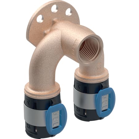 Podłączenie armatury Geberit FlowFit 90°